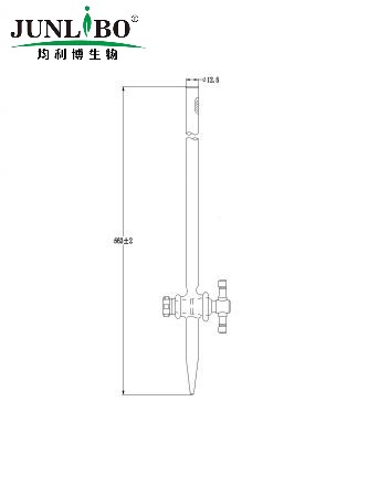 25ML酸式滴定管（兰白线）（2MM四氟节门），（酸碱通用）