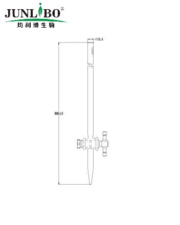 50ML酸式滴定管（兰白线）（2MM四氟节门），（酸碱通用）