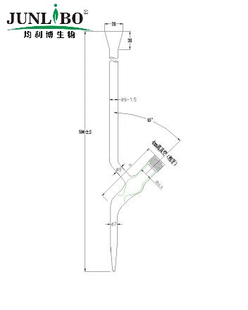 10ML酸式滴定管 （兰白线）（新型高真空截门）（酸碱通用)