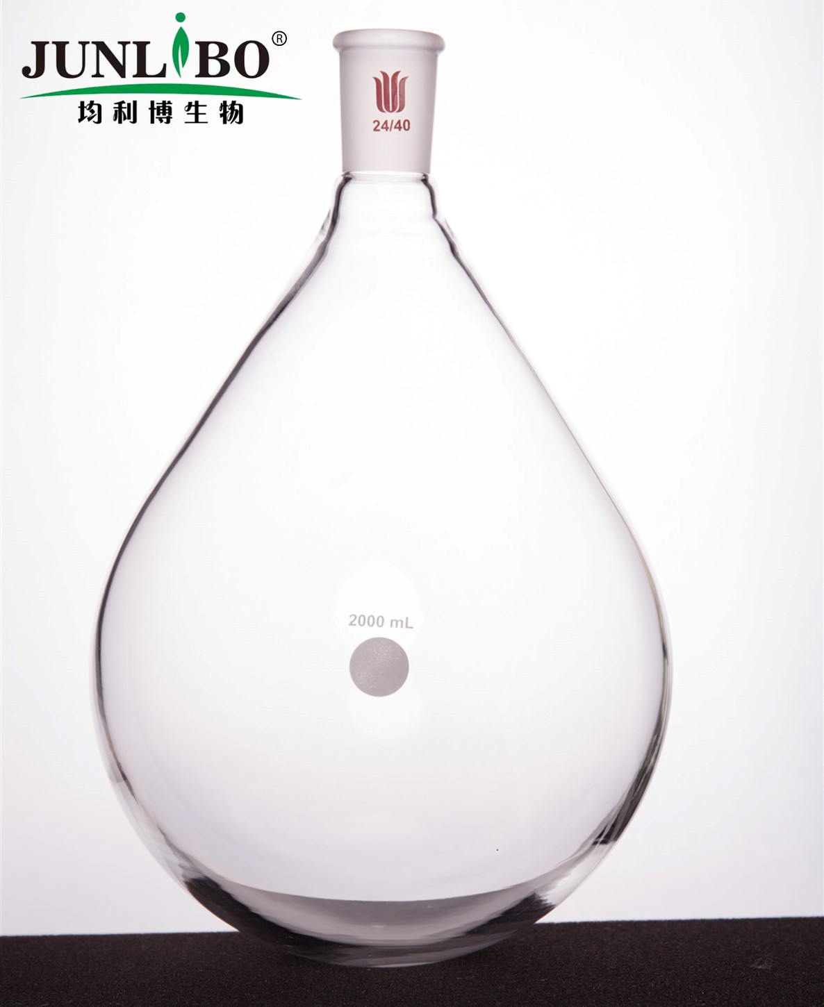 旋蒸用厚壁茄型瓶,高强度,磨口:24/40,2000ml