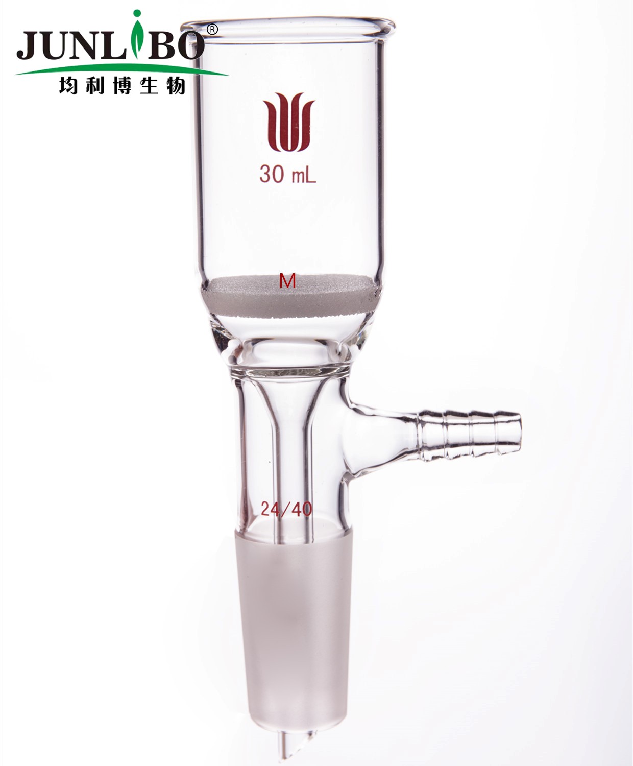 磨口砂芯布什漏斗,30ml,24/40,砂芯孔隙规格:G3