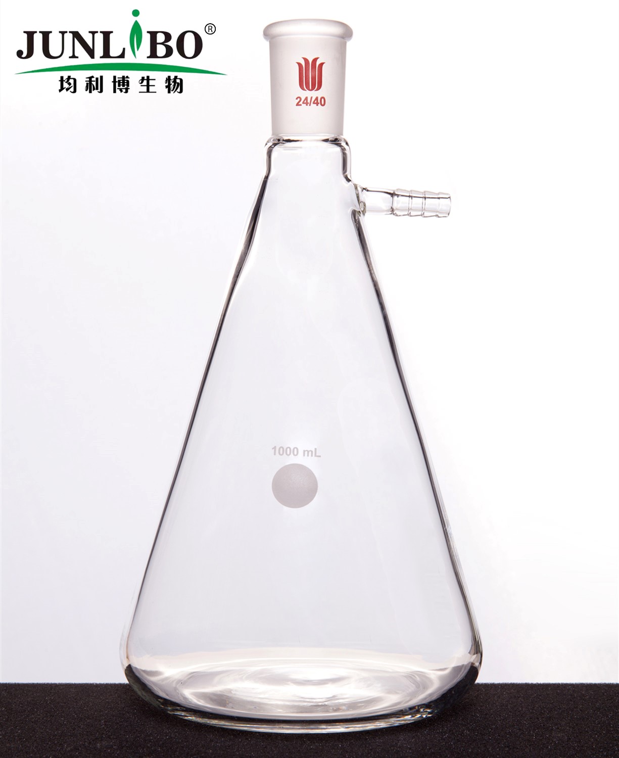 具磨口抽滤瓶 容量1000ml 磨口24/40