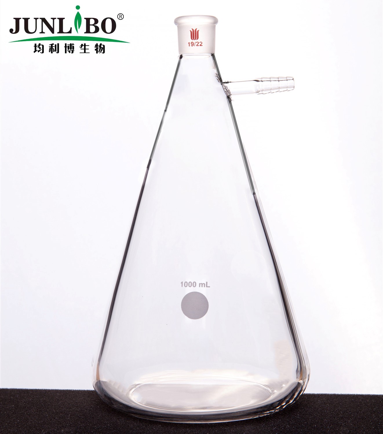 具磨口抽滤瓶,容量1000ml 磨口19/22