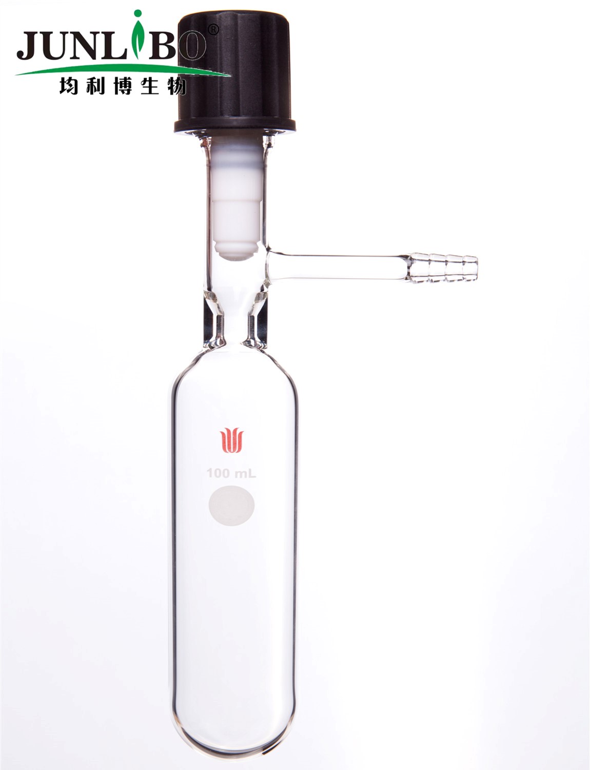 溶剂储存瓶(SCHLENK),100ml,管外径×总高:40×140mm,0-8mm高真空