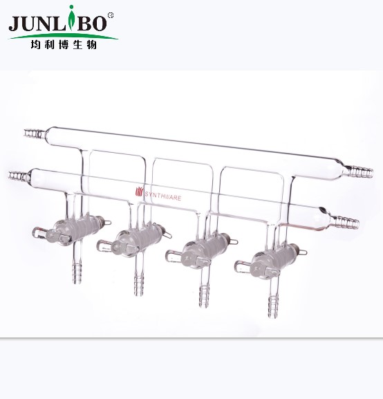 双排管真空气体分配器,实心玻璃节门,4,375mm,4小咀