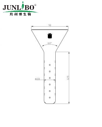 加液漏斗,下端小管直径×长度:28×125mm