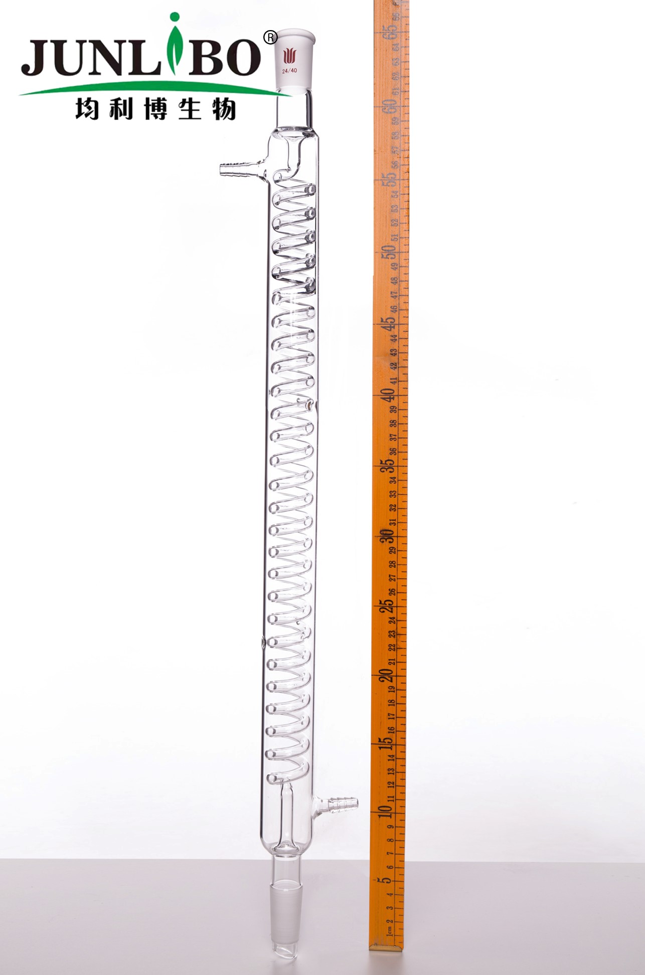 格氏蛇型冷凝器,24/40,有效长度:500mm,φ10mm小咀