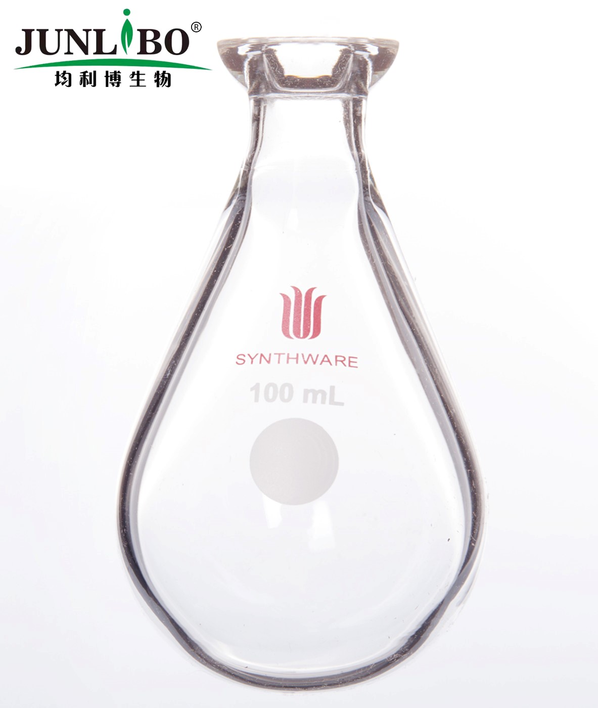 具#15 O型珐琅盘凯式烧瓶,茄形100ml