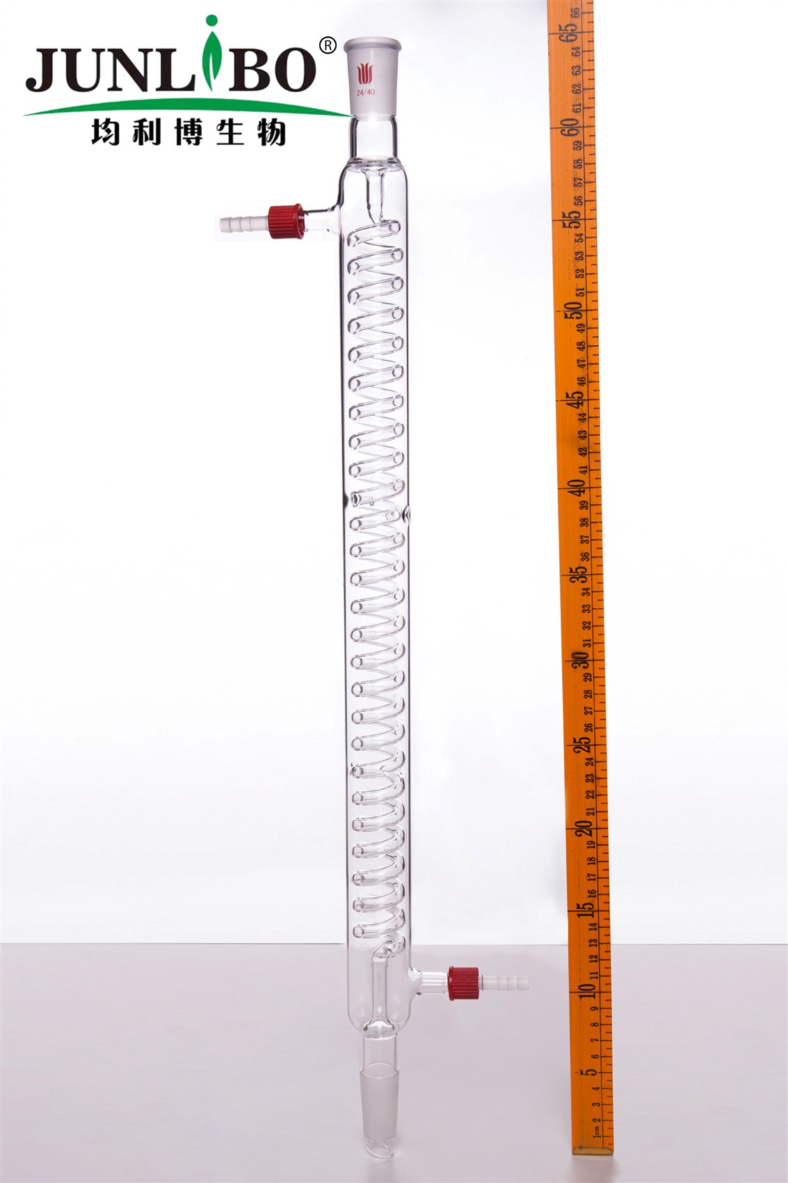 格氏蛇型冷凝器,24/40,有效长:500mm,φ8mm可拆式小咀