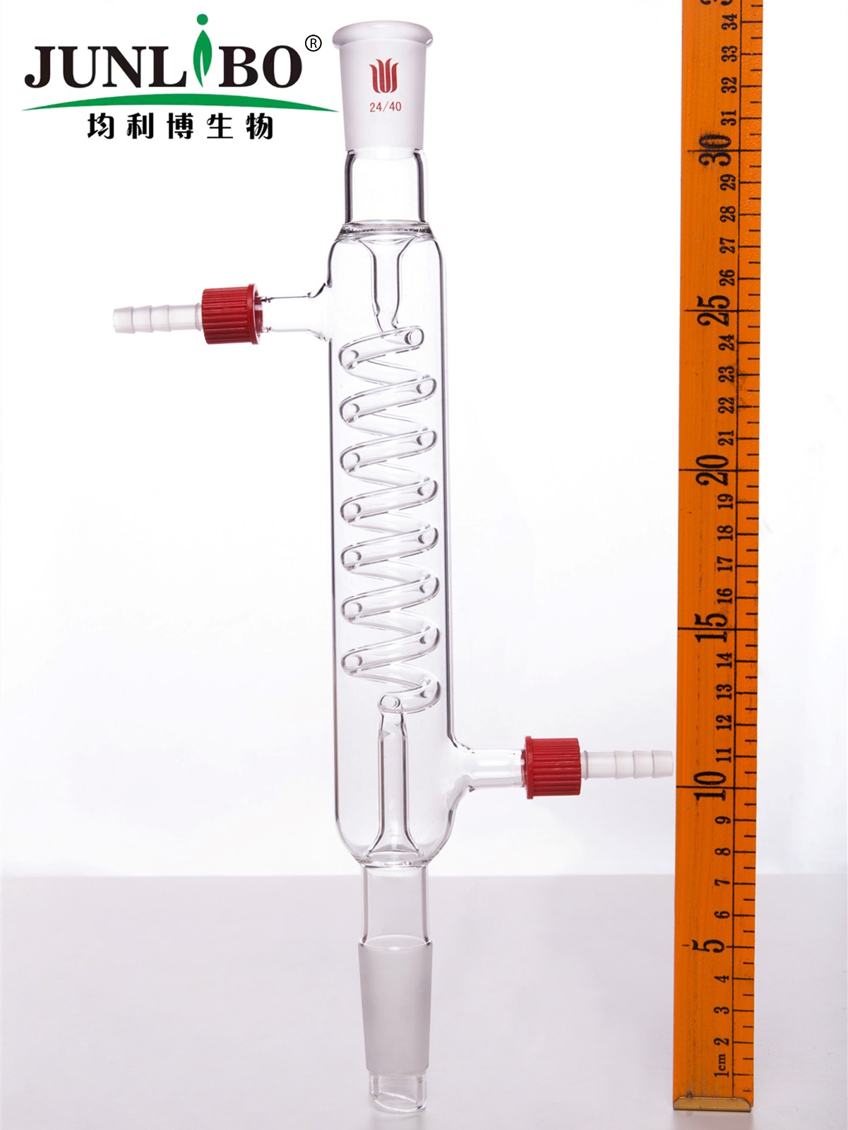 格氏蛇型冷凝器,24/40,有效长:200mm,φ8mm可拆式小咀