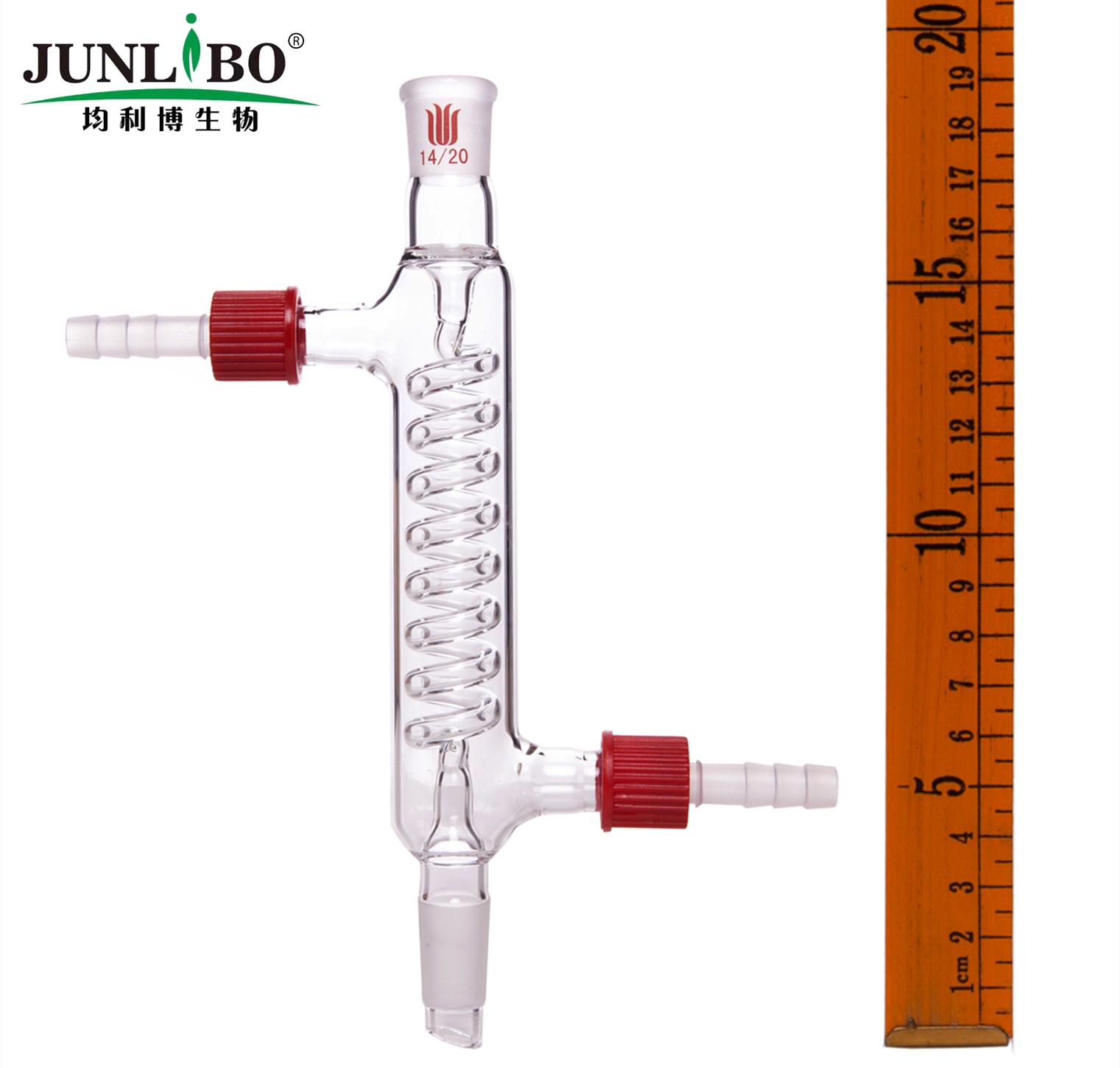 格氏蛇型冷凝器,14/20,有效长:120mm,φ8mm可拆式小咀