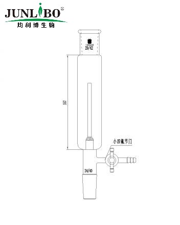 欧式鼓泡器,29/42-24/40,有效长:157mm