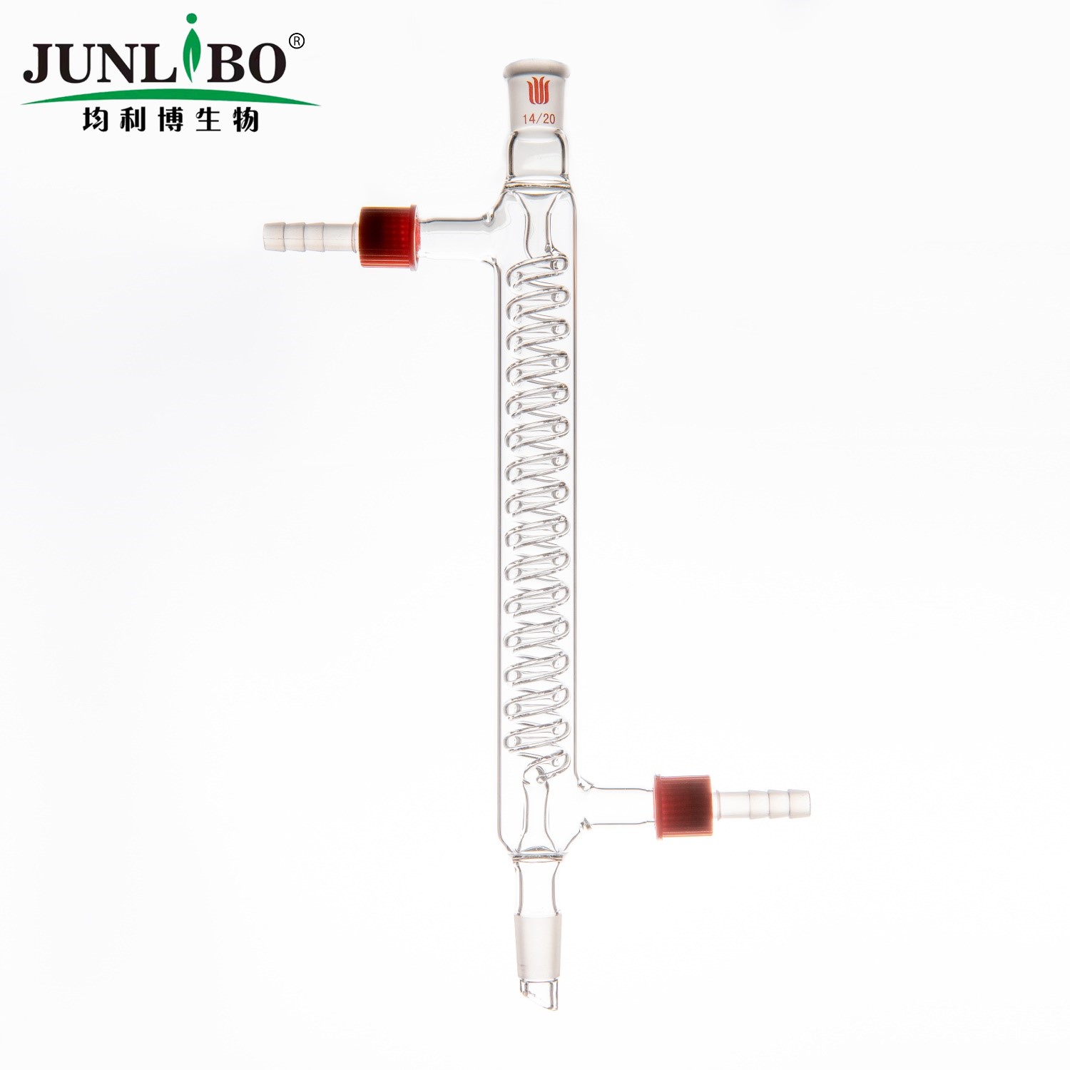 格氏蛇型冷凝器,14/20,有效长:200mm,φ8mm可拆式小咀