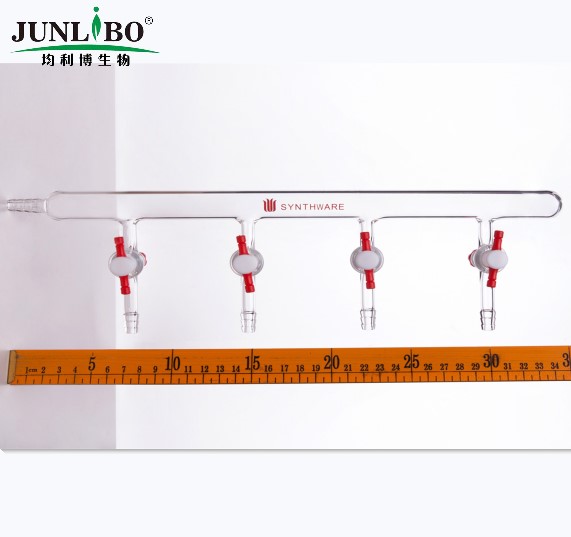 单排管真空气体分配器,四氟节门,4组,2mm,左小咀