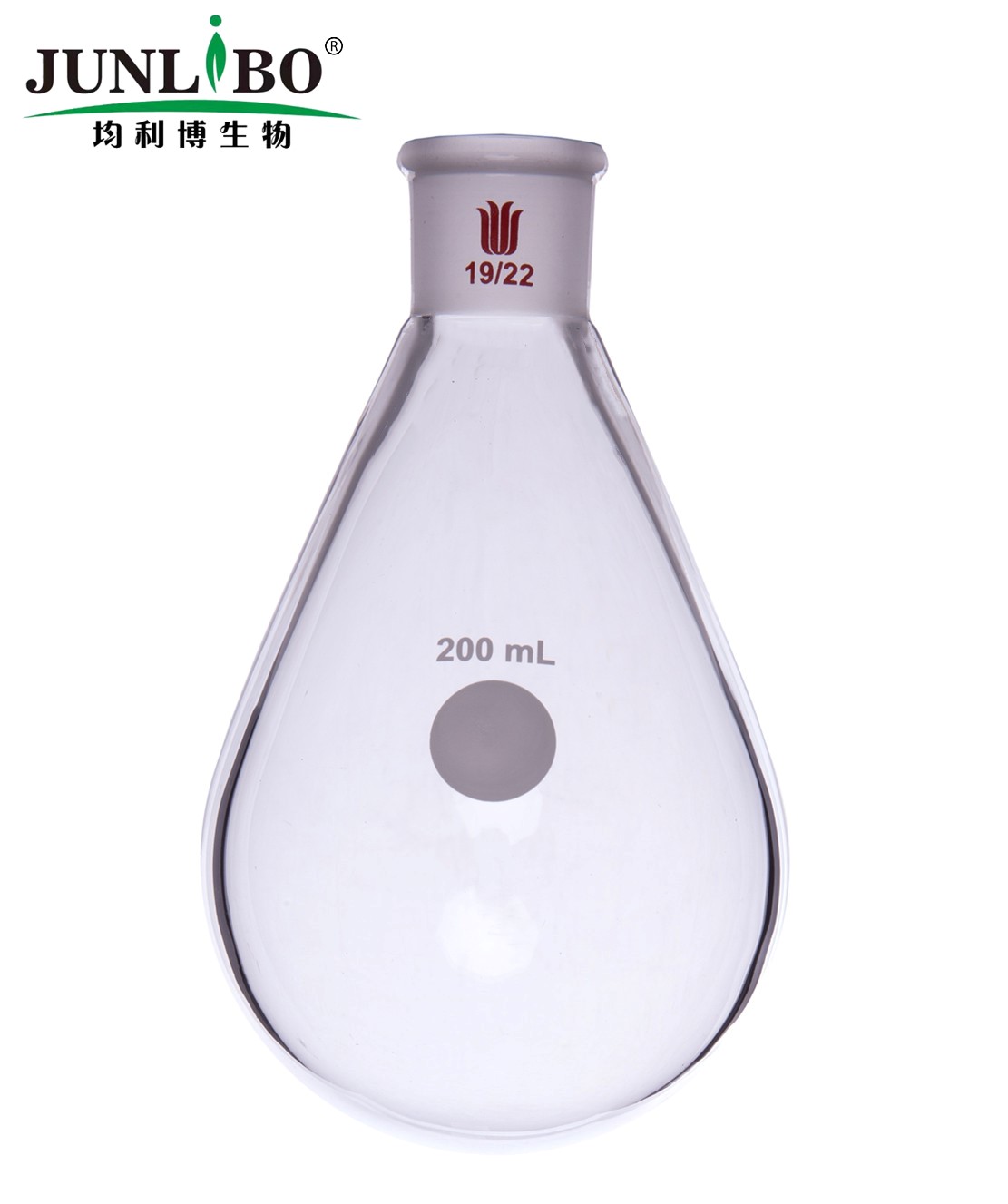 厚壁茄型瓶,高强度,磨口:19/22,200ml