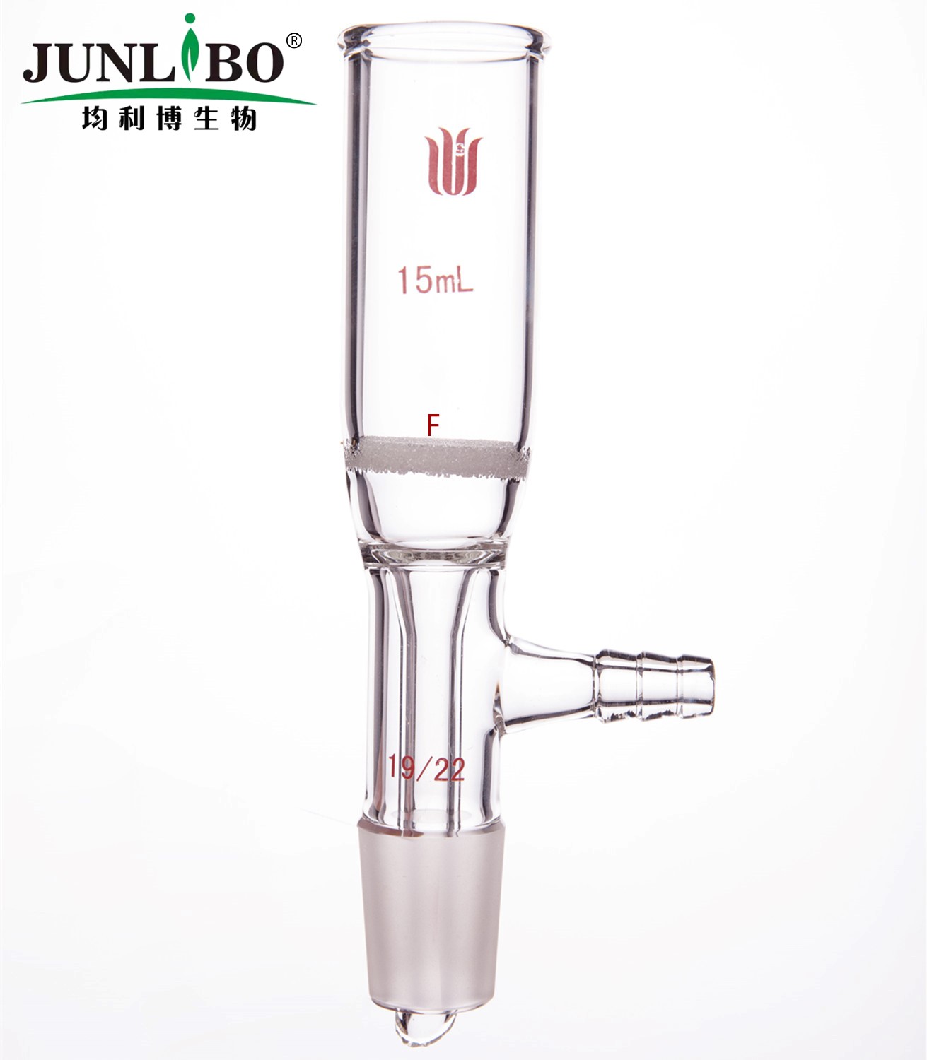 磨口砂芯布什漏斗,15ml,19/22,,砂芯孔隙规格:G4