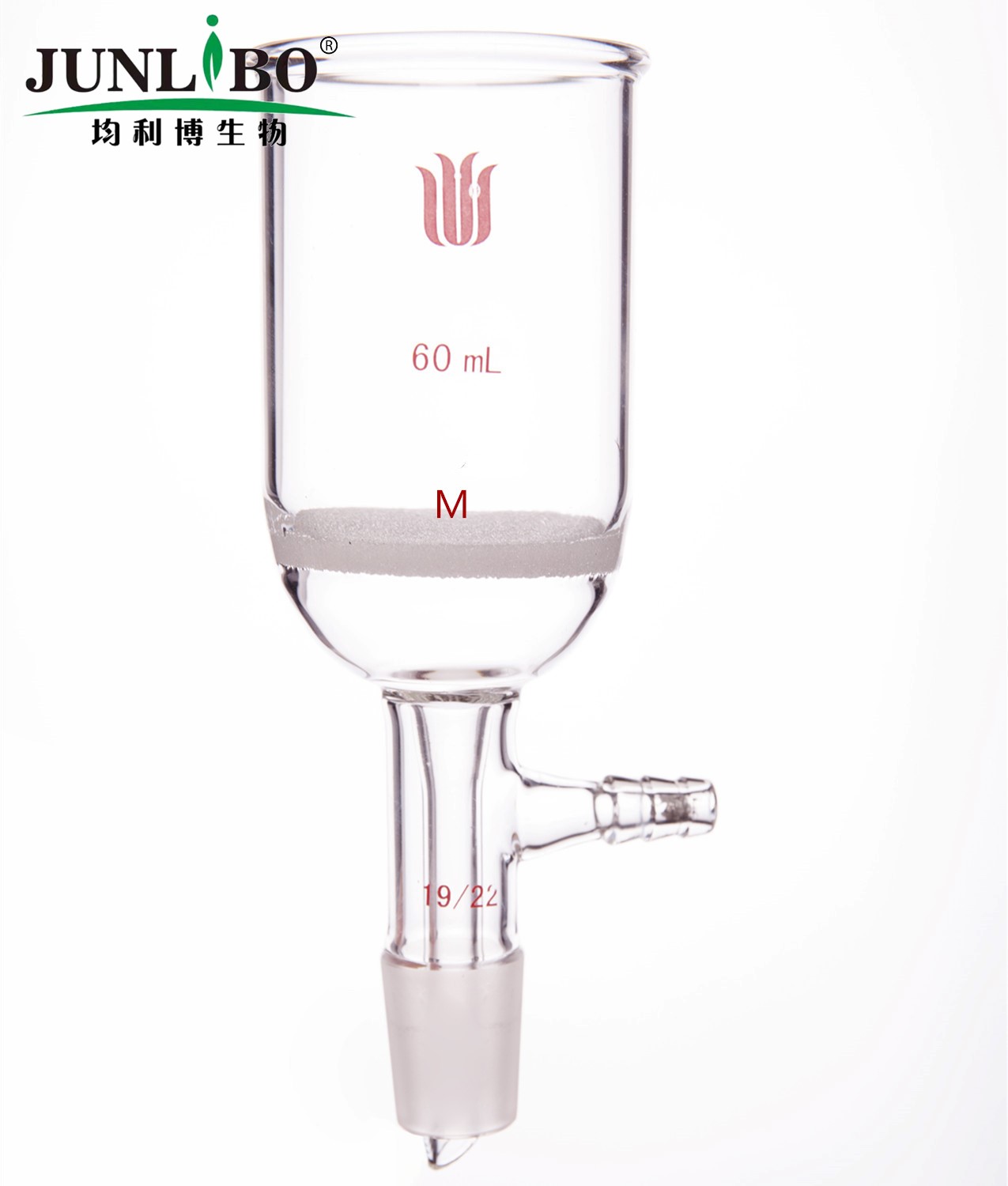 磨口砂芯布什漏斗,60ml,19/22,砂芯孔隙规格:G3