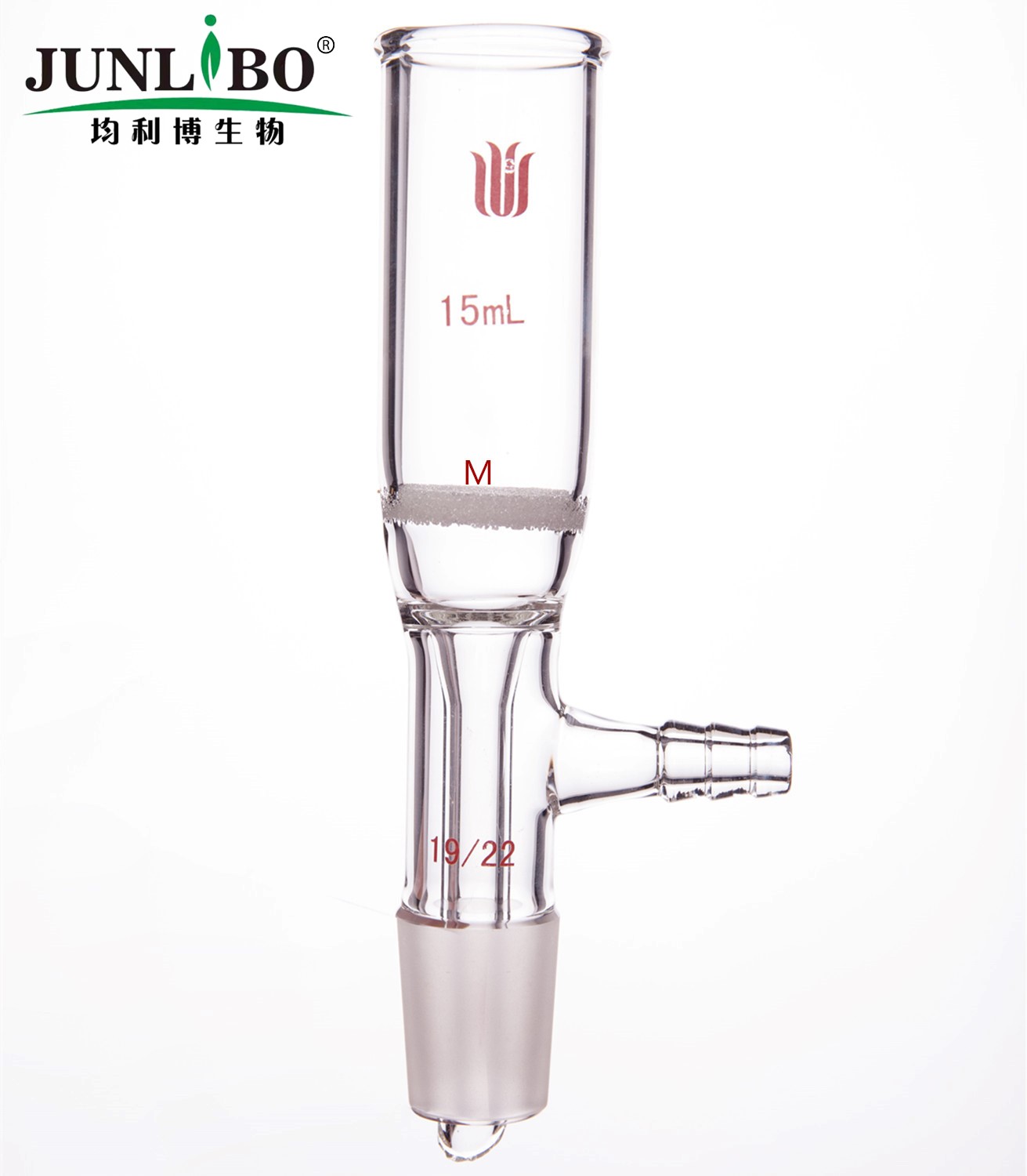 磨口砂芯布什漏斗,15ml,19/22,砂芯孔隙规格:G3