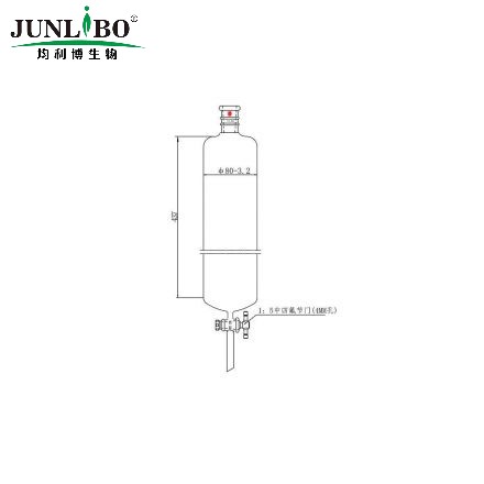 加强口，层析柱,φ80mm,有效长457mm,节门孔径:4mm,24/40