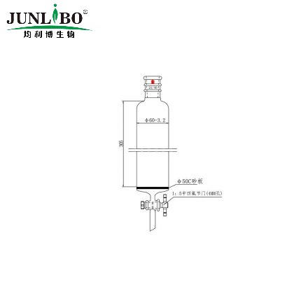 加强口，具砂板层析柱,φ60mm,有效长305mm,节门孔径:4mm,24/40