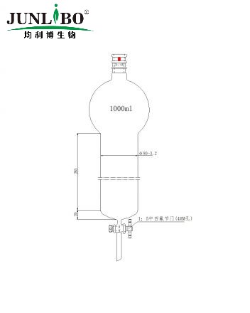 加强口，具存储球层析柱,24/40,φ80mm,有效长305mm,存储球:1000ml