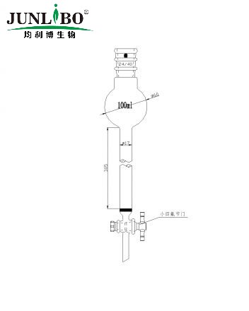 加强口，具砂板存储球层析柱,24/40,φ17mm,有效长305mm,存储球容量100ml