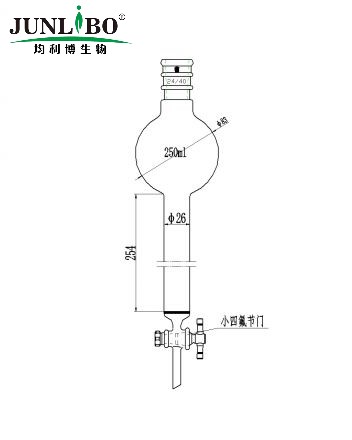 加强口，具砂板存储球层析柱,24/40,φ26mm,有效长254mm,存储球容量250ml