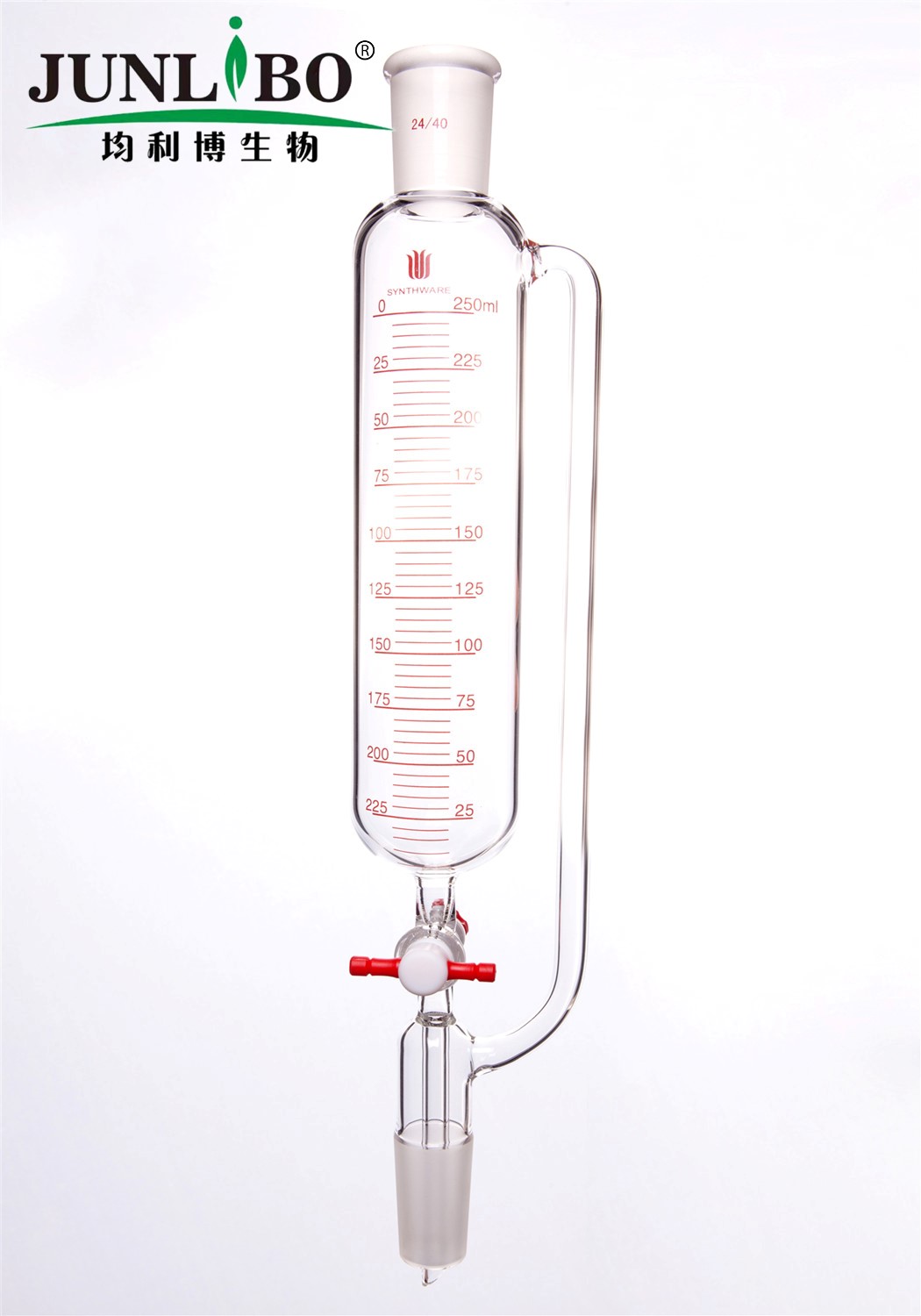 带刻度恒压滴液漏斗,250ml,24/40