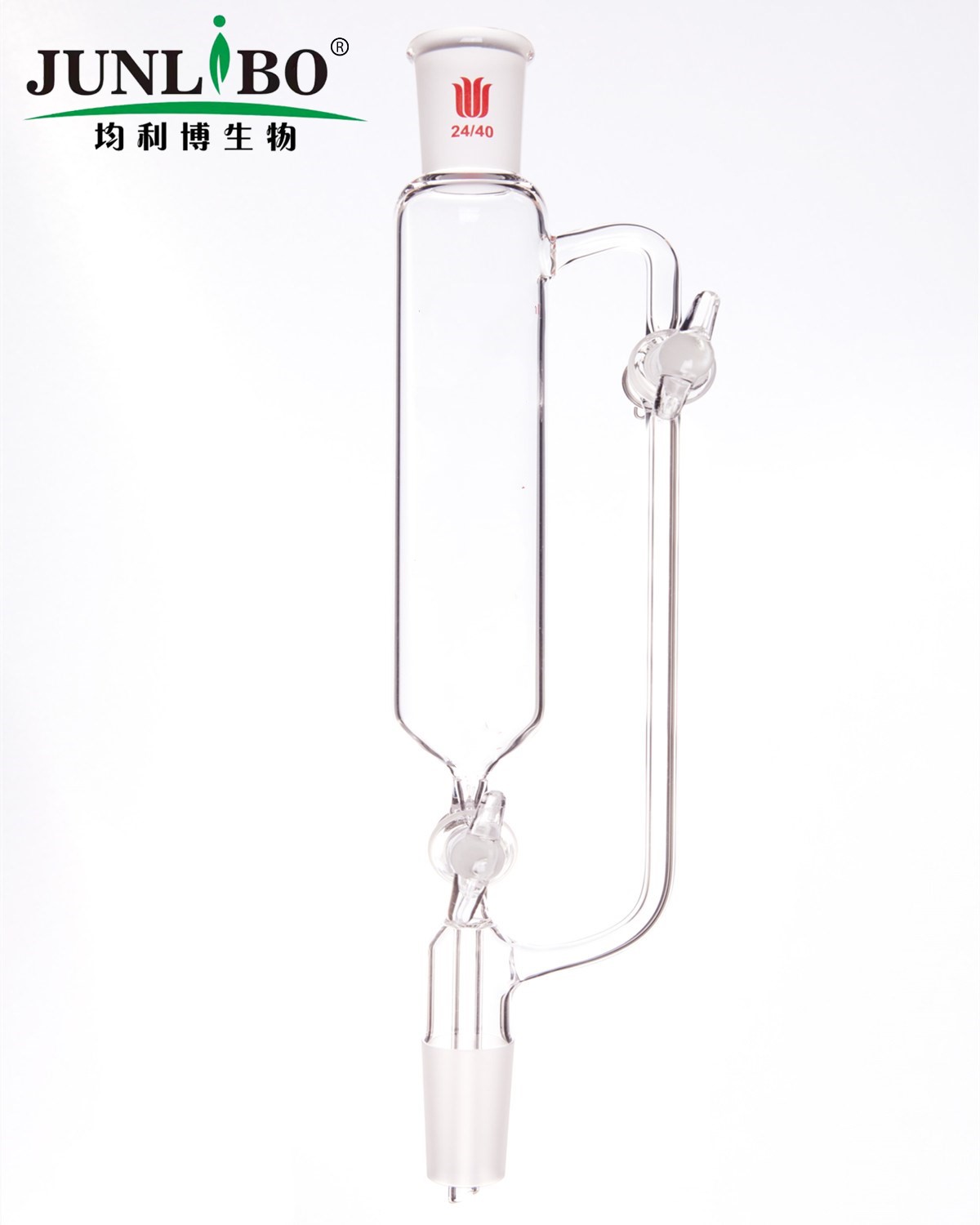 无刻度恒压滴液漏斗,双玻璃节门,125ml,24/40