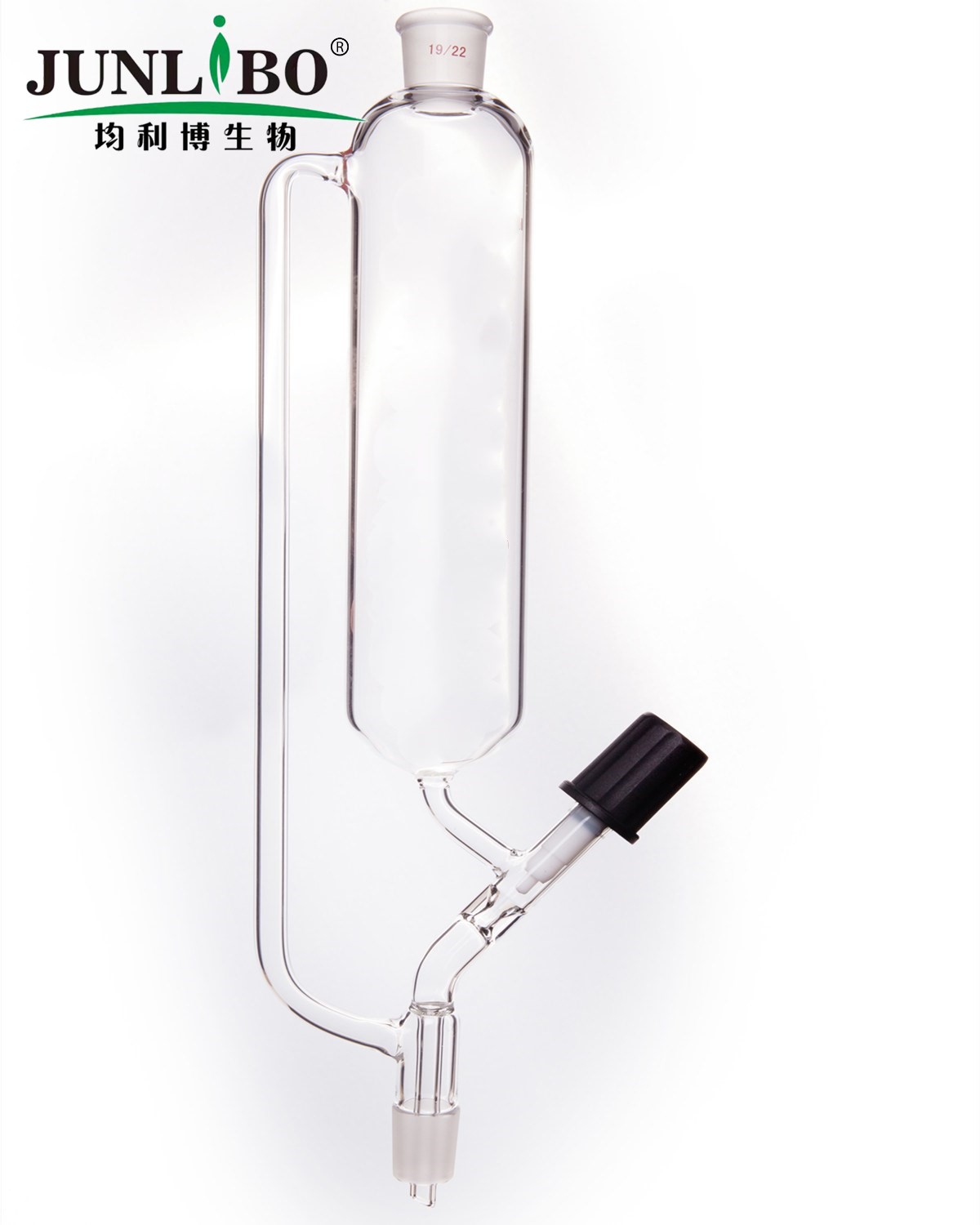 精细可调式无刻度恒压滴液漏斗,4mm高真空阀,250ml,19/22