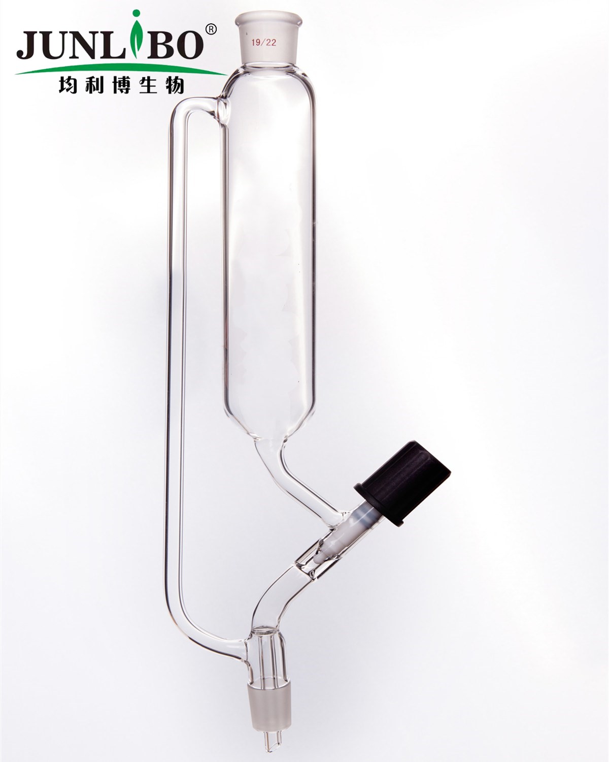 精细可调式无刻度恒压滴液漏斗,4mm高真空阀,125ml,19/22