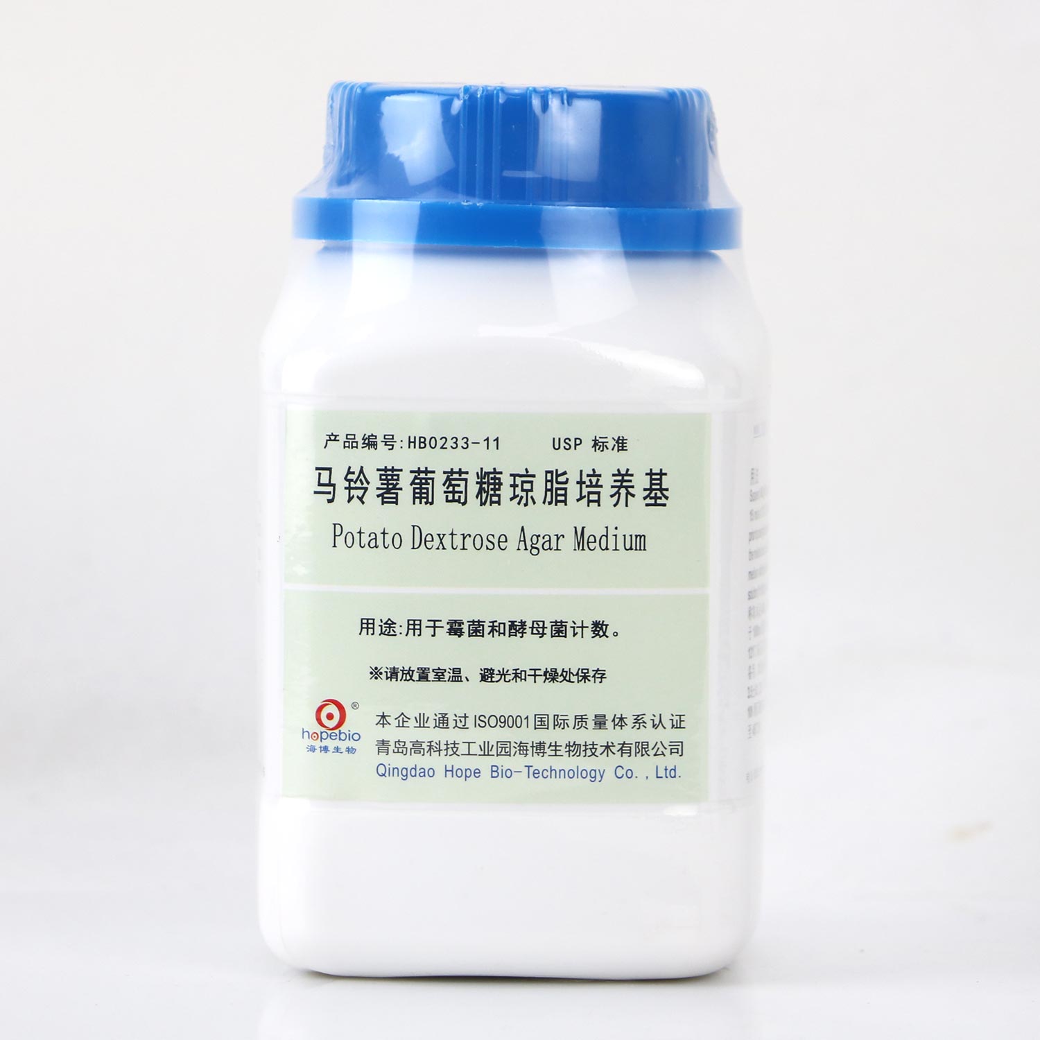 海博 马铃薯葡萄糖琼脂培养基(USP)250g