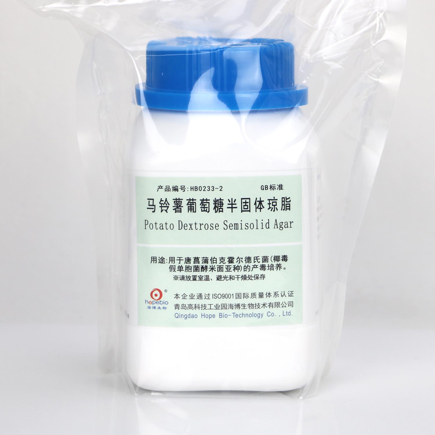 海博 马铃薯葡萄糖半固体琼脂250g