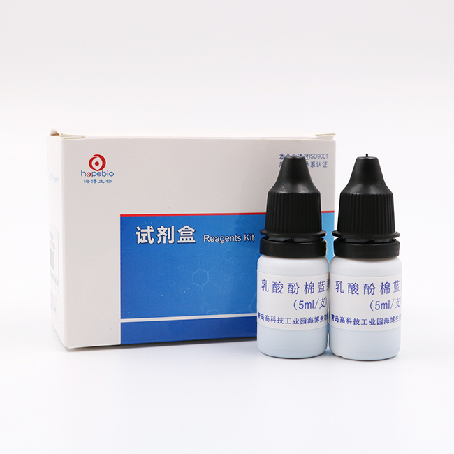 海博 乳酸酚棉蓝染色液5ml*8支