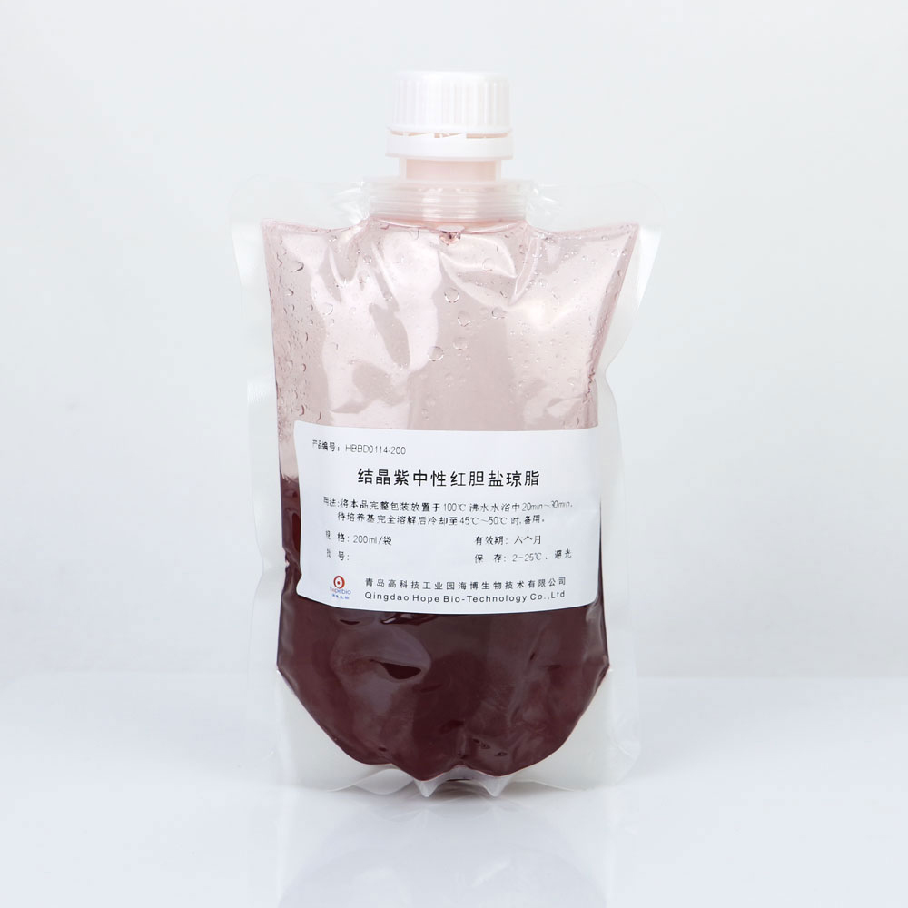 海博 结晶紫中性红胆盐琼脂（即用型袋装）200ml/袋*10