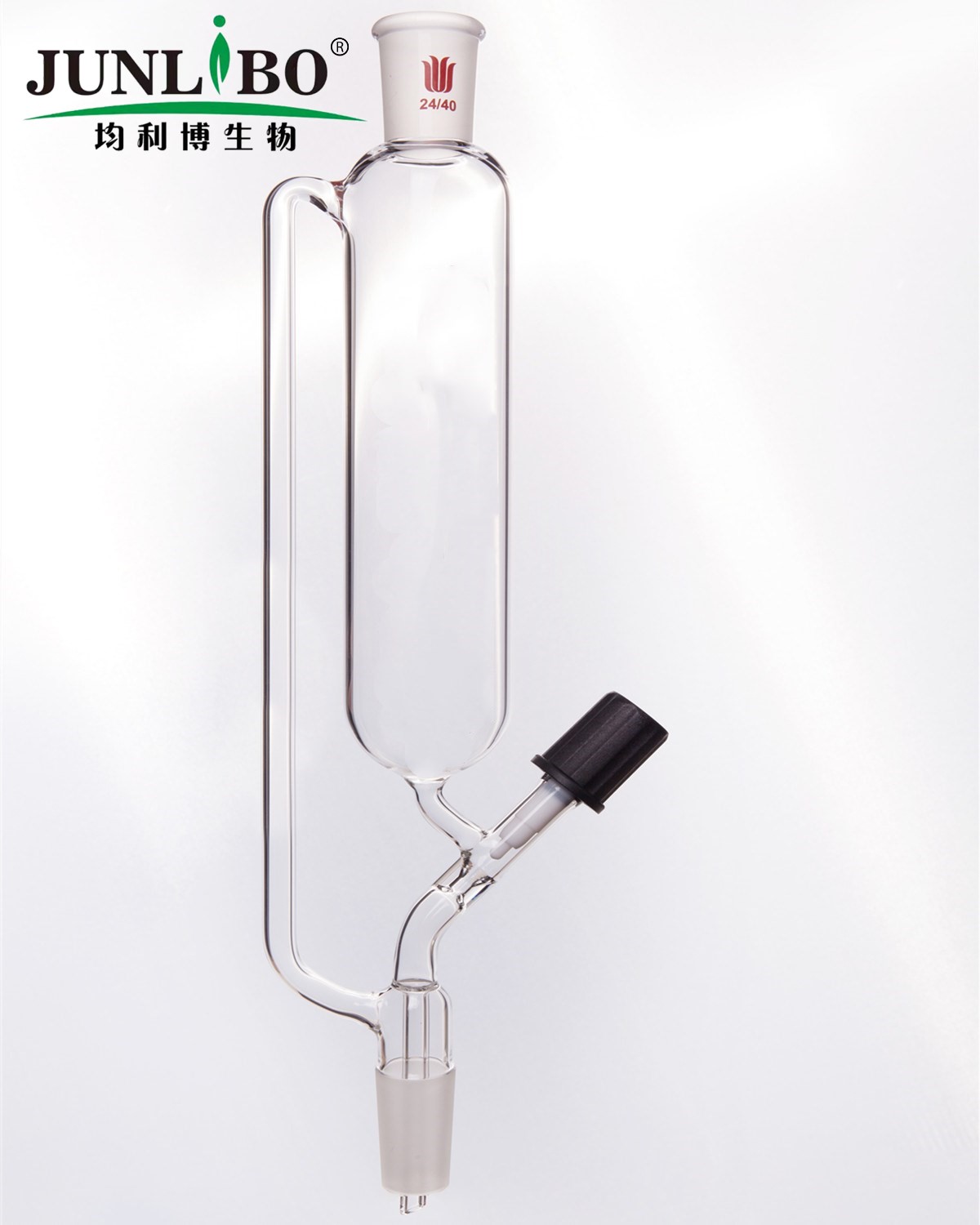 精细可调式无刻度恒压滴液漏斗,4mm高真空阀,250ml,24/40