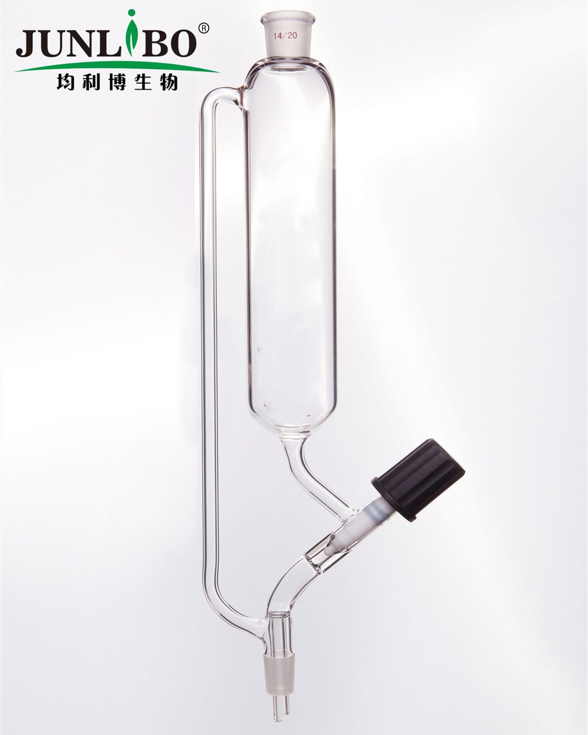 精细可调式无刻度恒压滴液漏斗,4mm高真空阀,125ml,14/20