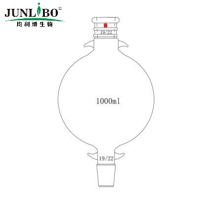 加强口，层析用溶剂存储瓶,19/22,1000ml,上下磨口处带耳朵