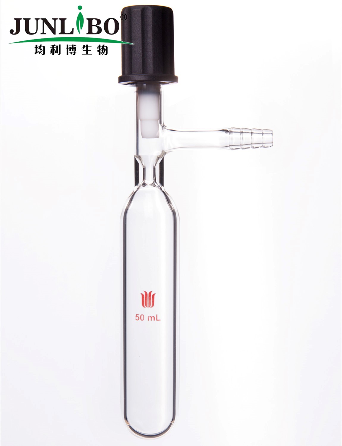 溶剂储存瓶(SCHLENK),50ml,管外径×总高:28×140mm,0-4mm高真空