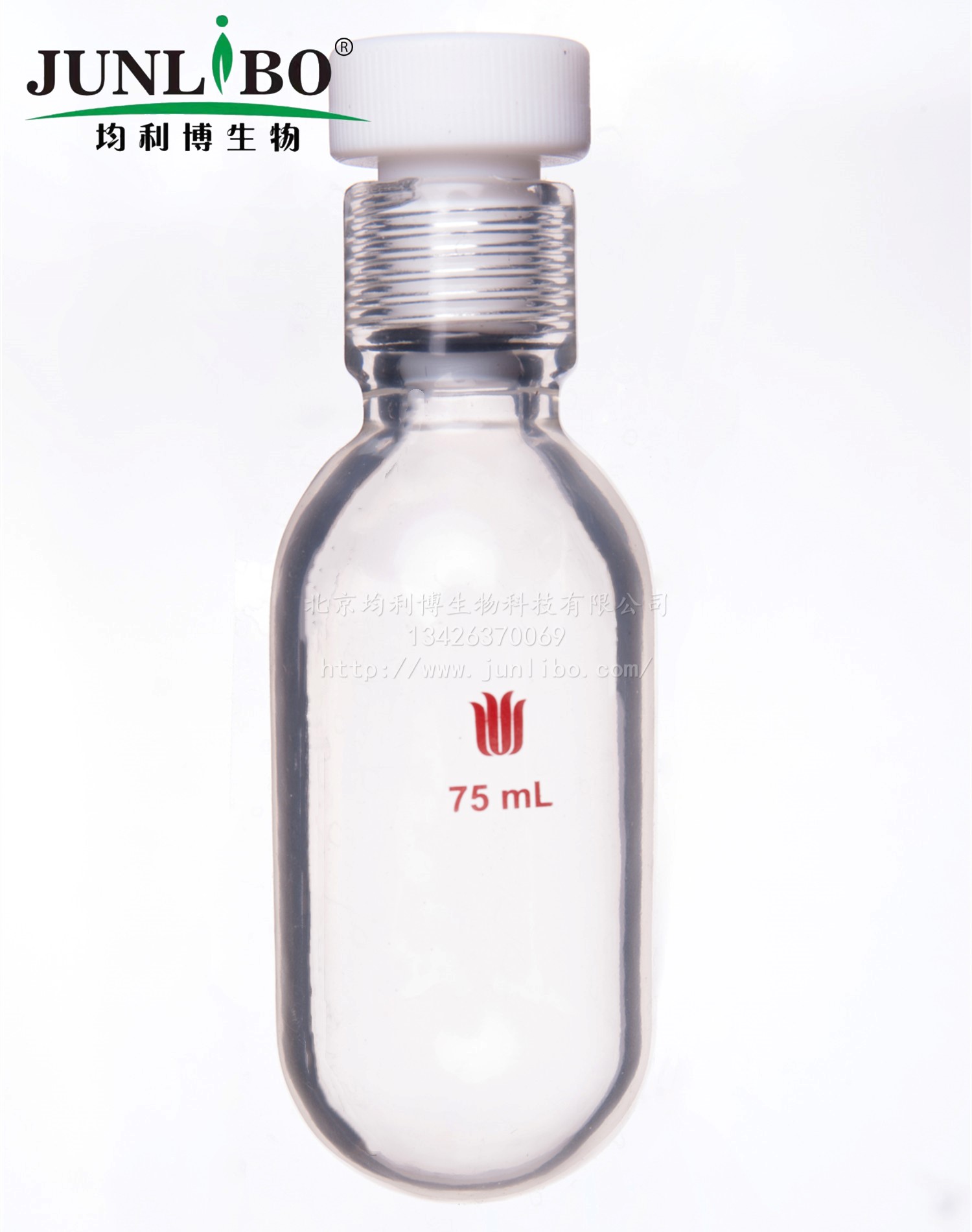 镀膜 厚壁耐压瓶一套,四氟全包O型圈,容量：75ml,15#