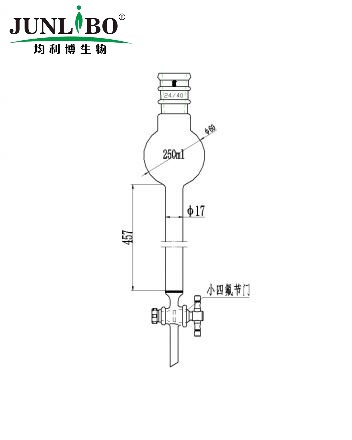 加强口，具砂板存储球层析柱,24/40,φ17mm,有效长457mm,存储球容量250ml