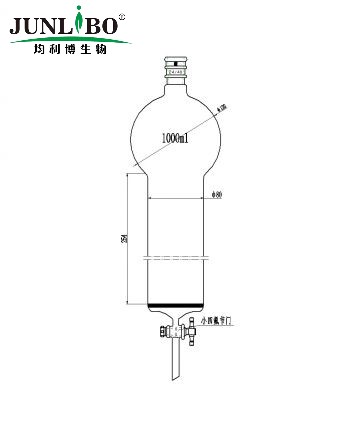 加强口，具砂板存储球层析柱,24/40,φ80mm,有效长254mm,存储球容量1000ml