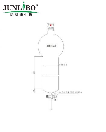 加强口，具存储球层析柱,24/40,φ80mm,有效长254mm,存储球:1000ml