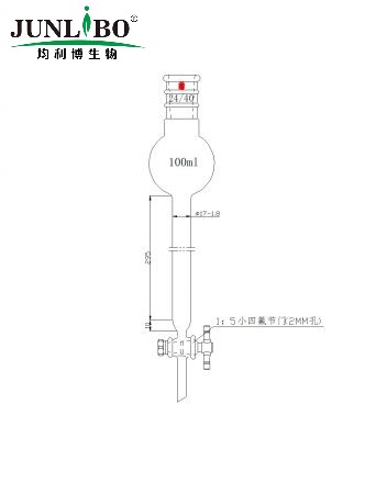 加强口，具存储球层析柱,24/40,φ17mm,有效长305mm,存储球:100ml