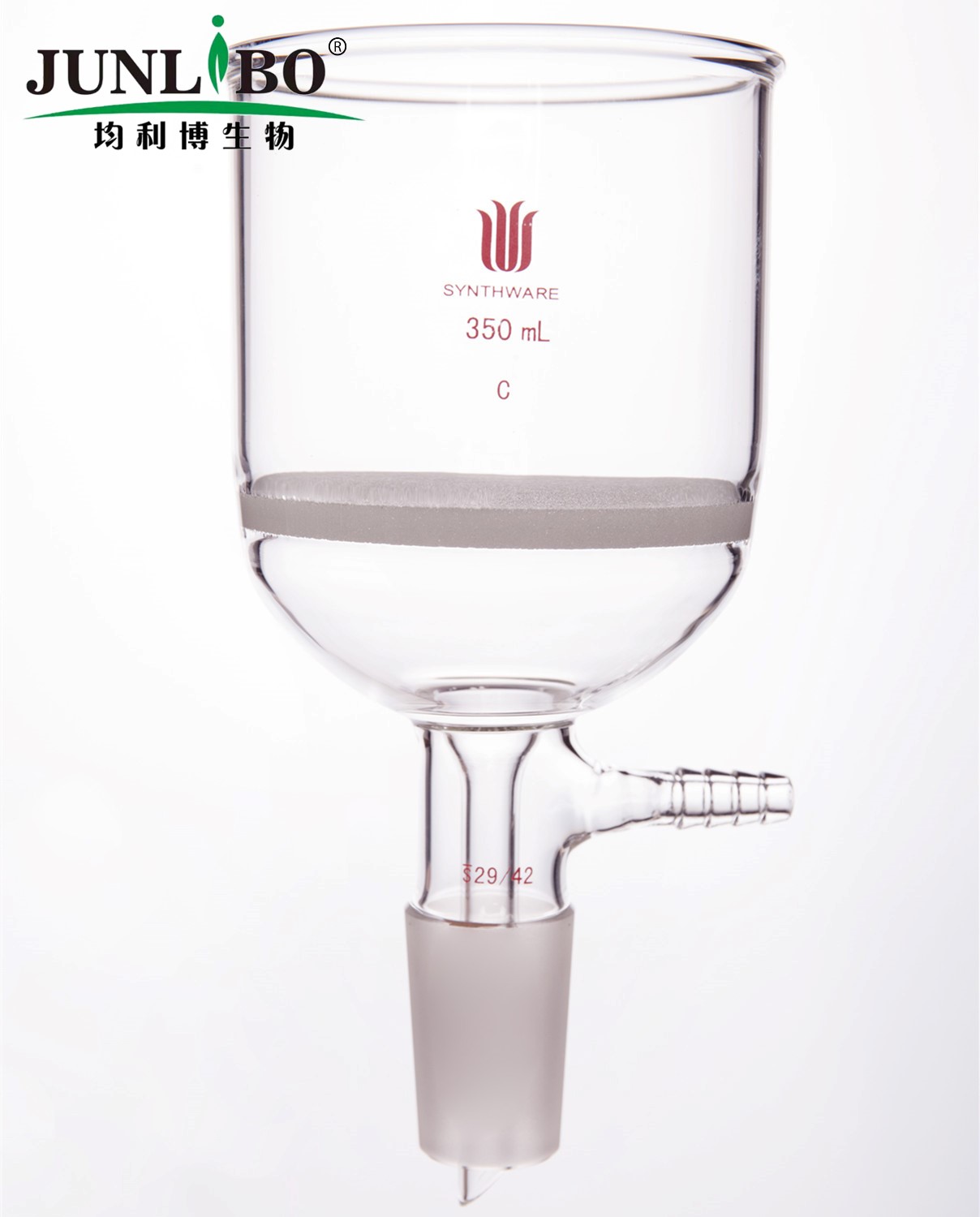 磨口砂芯布什漏斗,350ml29/42,砂芯孔隙规格:G2