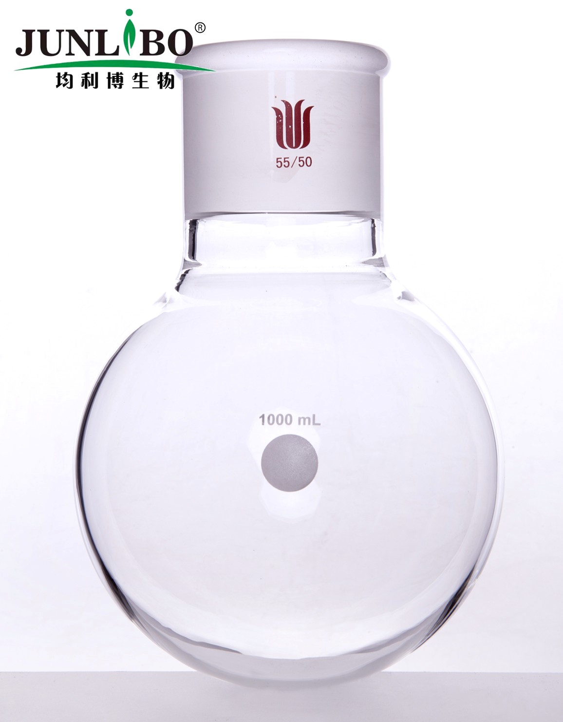 单颈圆底球瓶,厚壁高强度,磨口:55/50,1000ml