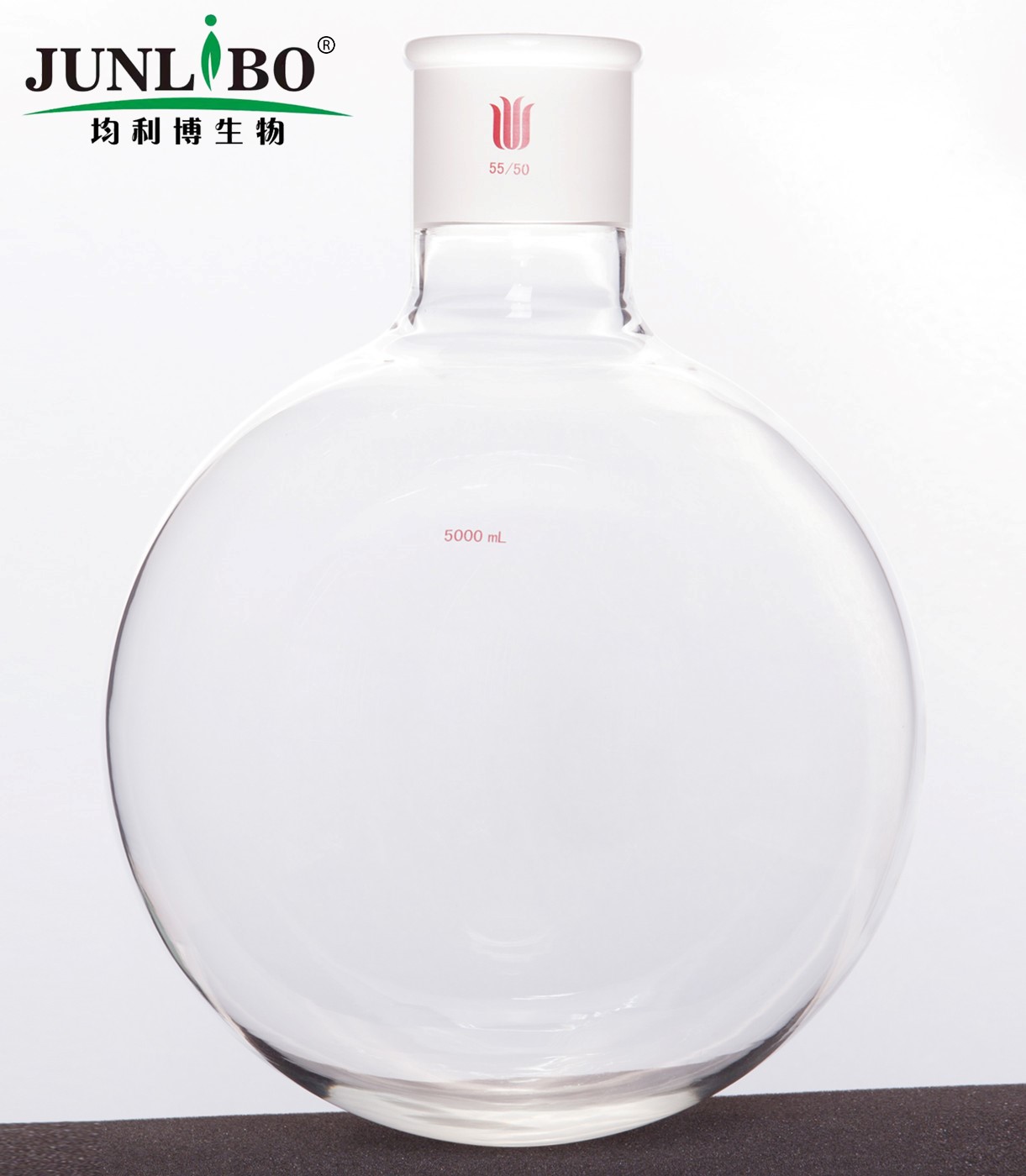 单颈圆底球瓶,厚壁高强度,磨口:55/50,5000ml