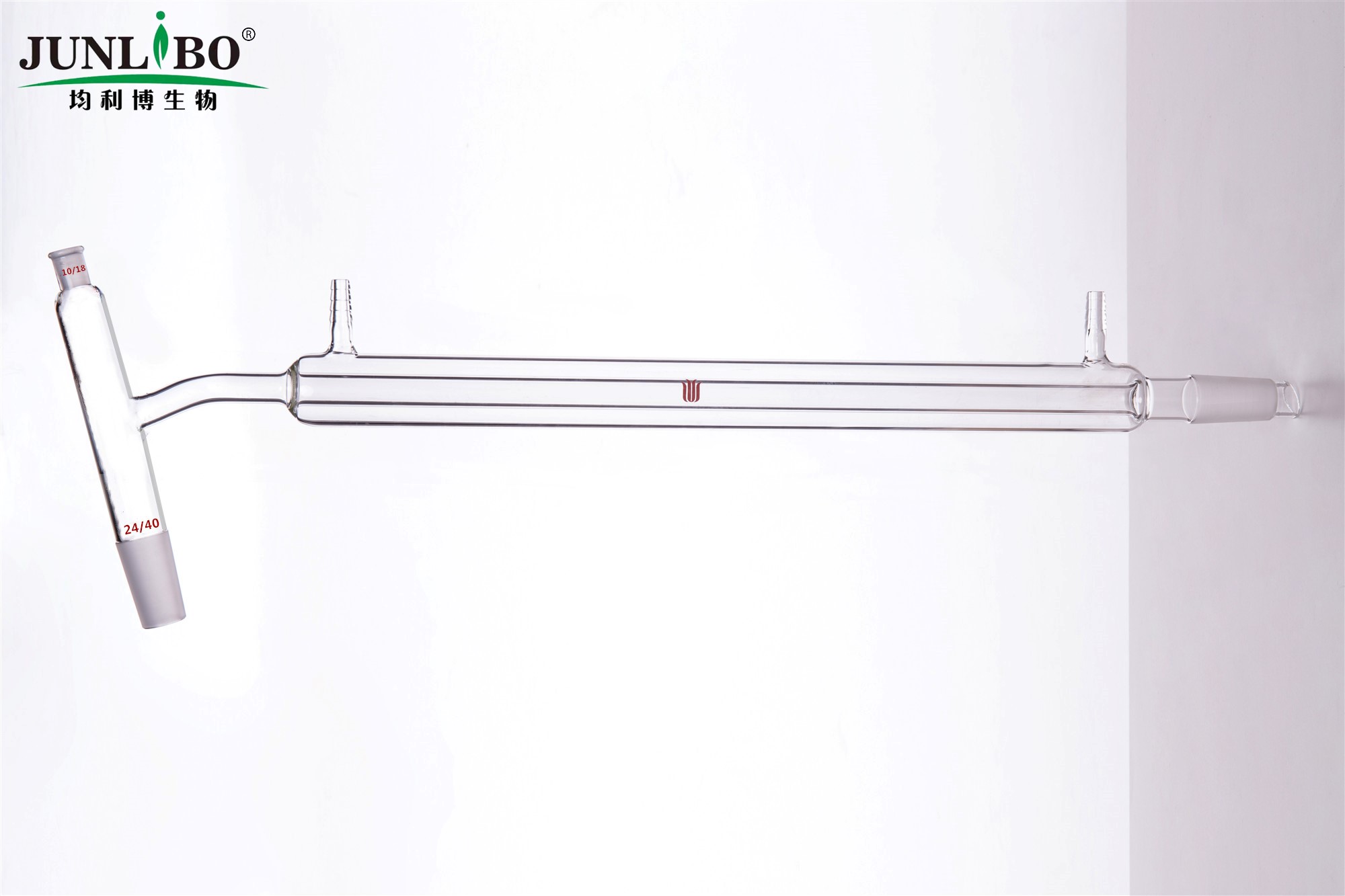 蒸馏头,温度计口10/18,插入深度76MM,其它口24/40,夹层400mm