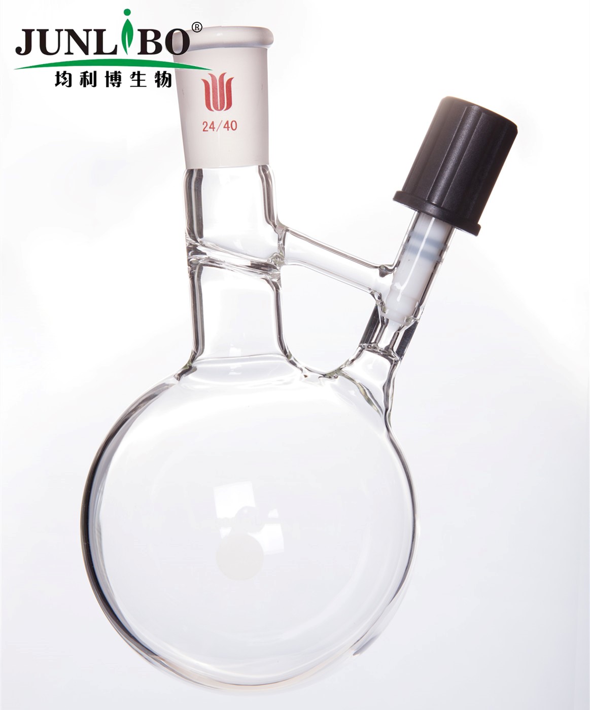 溶剂存储转移球瓶,磨口:24/40,500ml,4mm高真空阀