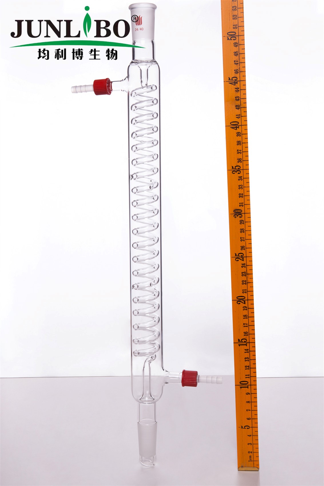 格氏蛇型冷凝器,24/40,有效长:400mm,φ8mm可拆式小咀